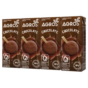 Agros Chocolate Milk  pack. 4 x 200 ml