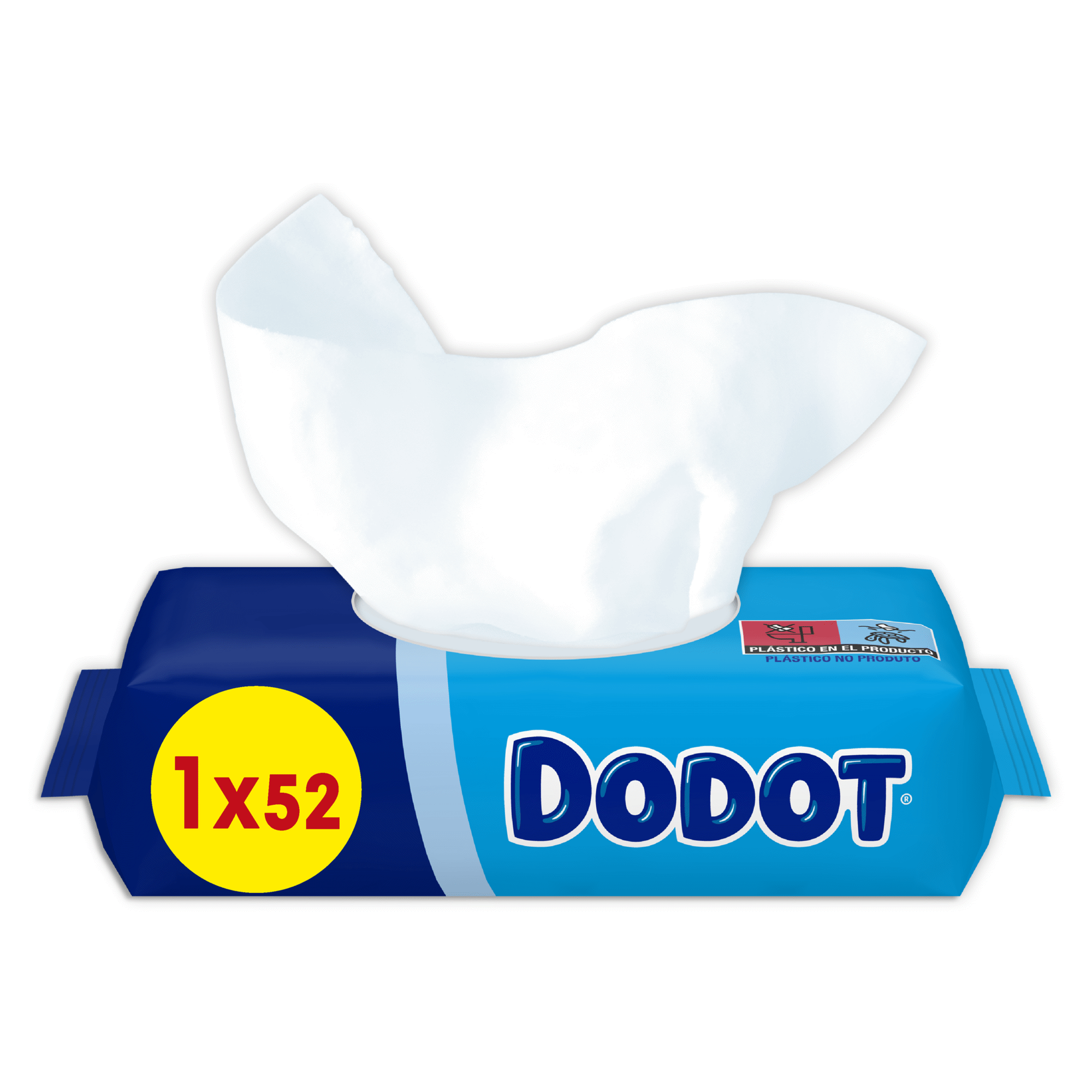 Dodot Blue Baby Wipes pack of 52 units